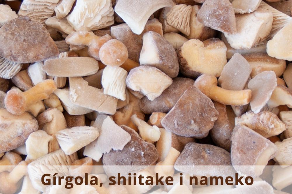 La mezcla del chef: seta de cardo, shiitake y nameko